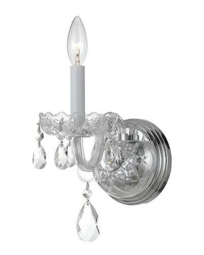 CRYSTORAMA CRYSTORAMA TRADITIONAL CRYSTAL 1-LIGHT SPECTRA SCONCE