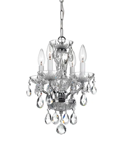 Crystorama Traditional Crystal 4-light Mini Chandelier