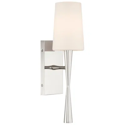 Crystorama Trenton 5'' Polished Nickel Sconce In Multi