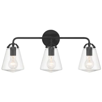 Crystorama Voss 25'' Matte Black Bathroom Vanity