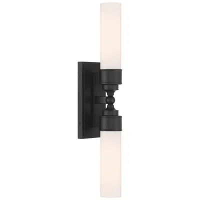 Crystorama Wilcox 4.75'' Led Matte Black Sconce