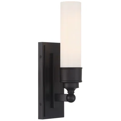 Crystorama Wilcox 4.75'' Led Matte Black Sconce In Multi
