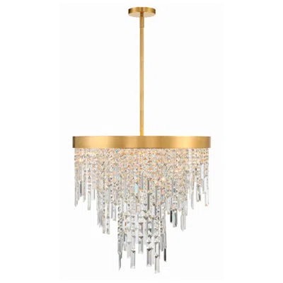 Crystorama Winfield 24'' Antique Gold Chandelier