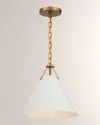 Crystorama Xavier 1-light Pendant Light In Vibrant Gold