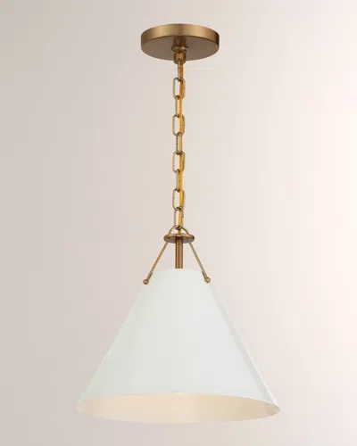 Crystorama Xavier 1-light Pendant Light In Vibrant Gold