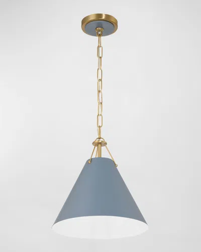 Crystorama Xavier 1-light Pendant Light In Blue