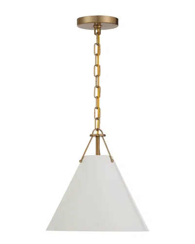 Crystorama Xavier 1 Light Vibrant Gold Pendant