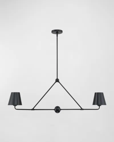 Crystorama Xavier 2-light Chandelier In Black