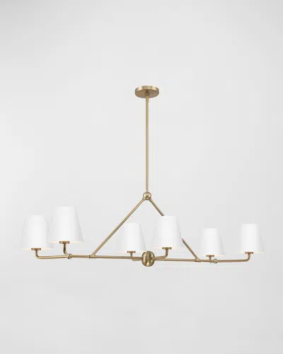 Crystorama Xavier 6-light Chandelier In White