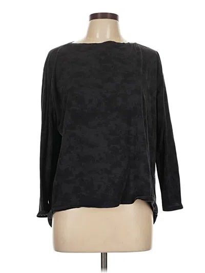 Pre-owned Crz Yoga 3/4 Sleeve T-shirt In Black