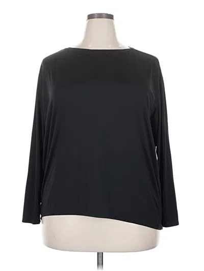 Pre-owned Crz Yoga 3/4 Sleeve T-shirt In Black