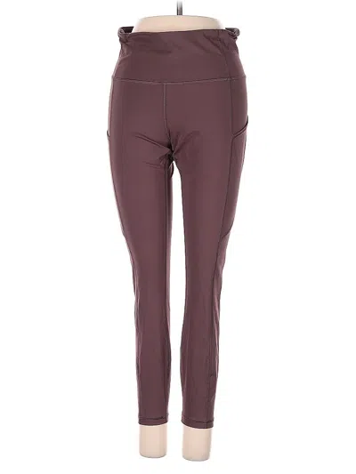 Pre-owned Crz Yoga Active Pants In Brown