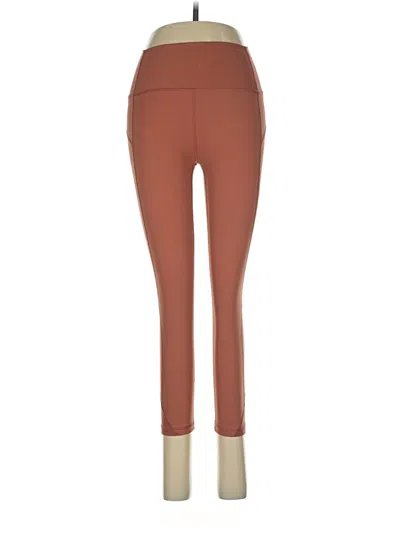 Pre-owned Crz Yoga Active Pants In Brown