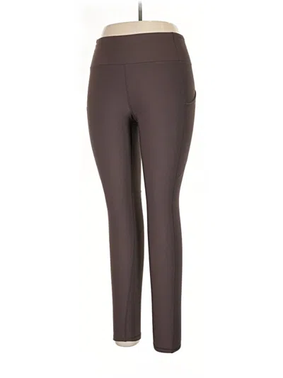 Pre-owned Crz Yoga Active Pants In Brown