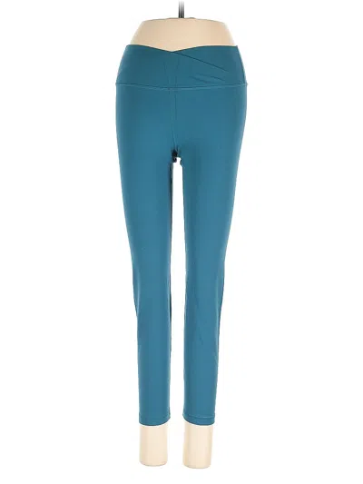 Pre-owned Crz Yoga Active Pants In Green