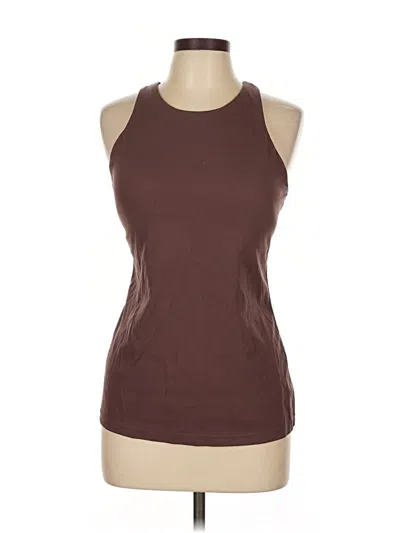 Pre-owned Crz Yoga Active Tank Top In Brown