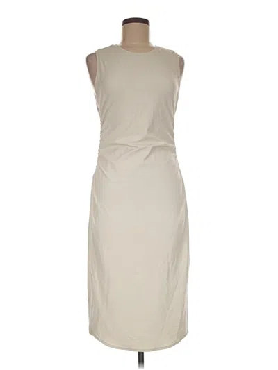 Pre-owned Crz Yoga Casual Dress In Tan