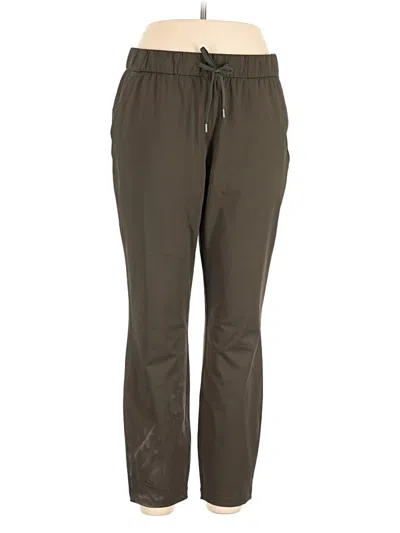 Pre-owned Crz Yoga Casual Pants In Green
