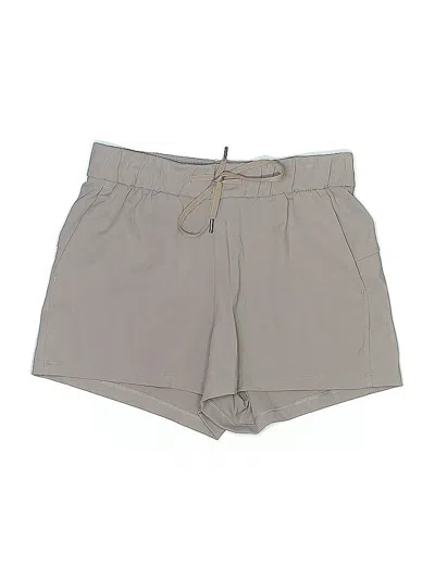 Pre-owned Crz Yoga Khaki Shorts In Gray