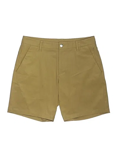 Pre-owned Crz Yoga Khaki Shorts In Tan