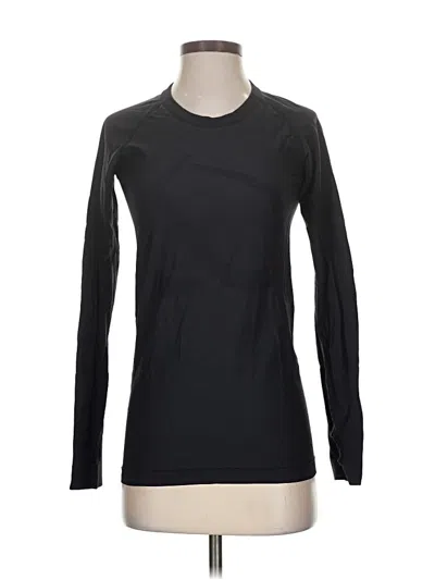 Pre-owned Crz Yoga Long Sleeve T-shirt In Black