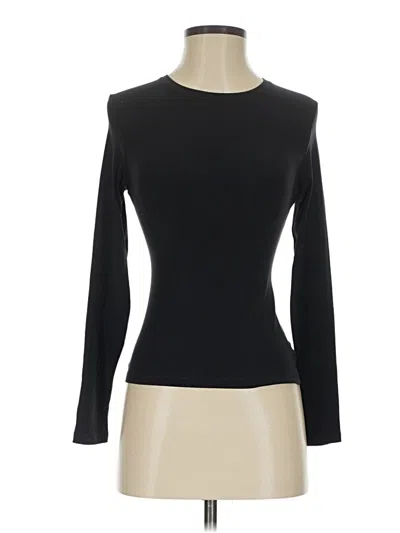 Pre-owned Crz Yoga Long Sleeve T-shirt In Black