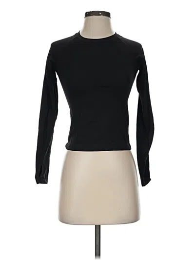 Pre-owned Crz Yoga Long Sleeve T-shirt In Black