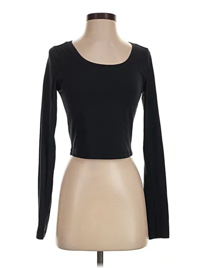 Pre-owned Crz Yoga Long Sleeve T-shirt In Black