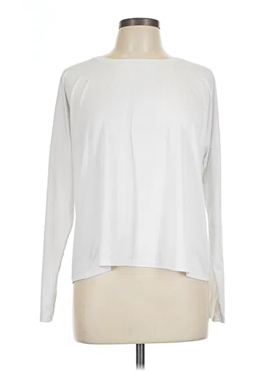 Pre-owned Crz Yoga Long Sleeve T-shirt In Ivory