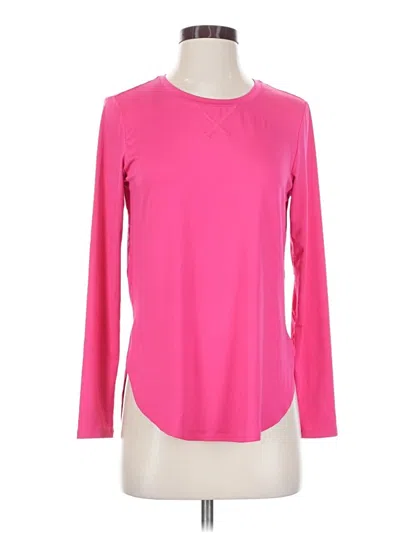 Pre-owned Crz Yoga Long Sleeve T-shirt In Pink