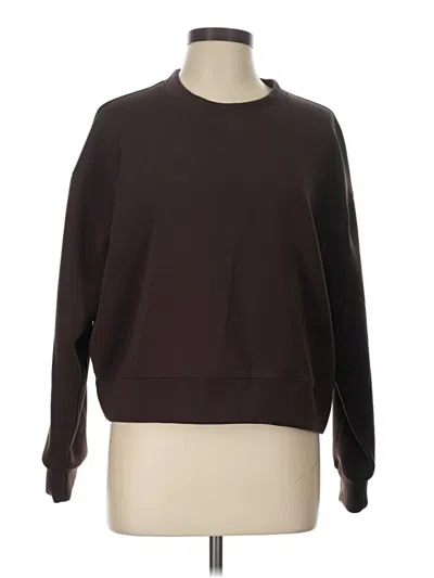 Pre-owned Crz Yoga Pullover Sweater In Brown