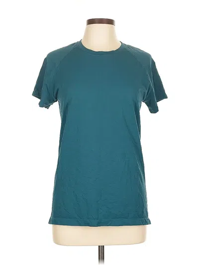 Pre-owned Crz Yoga Short Sleeve T-shirt In Blue