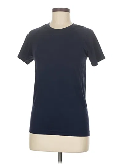 Pre-owned Crz Yoga Short Sleeve T-shirt In Blue