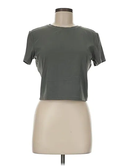 Pre-owned Crz Yoga Short Sleeve T-shirt In Gray