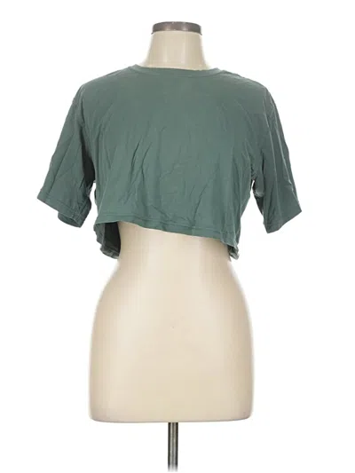 Pre-owned Crz Yoga Short Sleeve T-shirt In Green