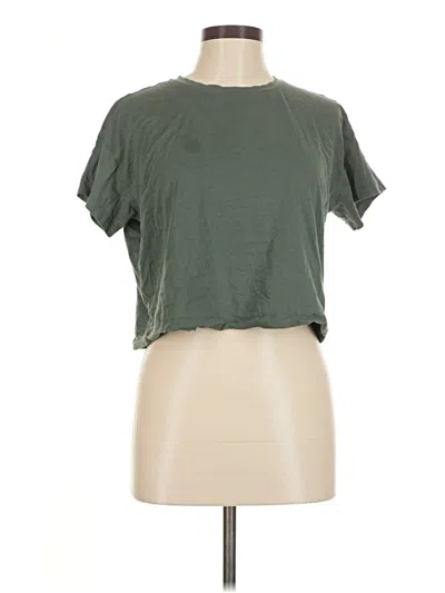 Pre-owned Crz Yoga Short Sleeve T-shirt In Green
