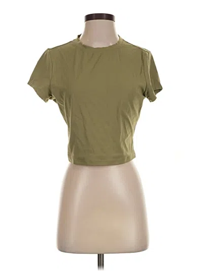 Pre-owned Crz Yoga Short Sleeve T-shirt In Green