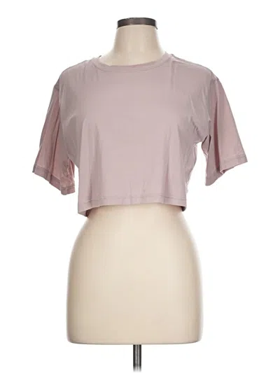 Pre-owned Crz Yoga Short Sleeve T-shirt In Pink