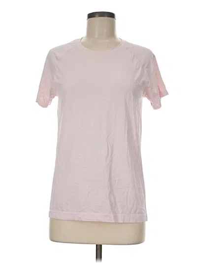 Pre-owned Crz Yoga Short Sleeve T-shirt In Pink