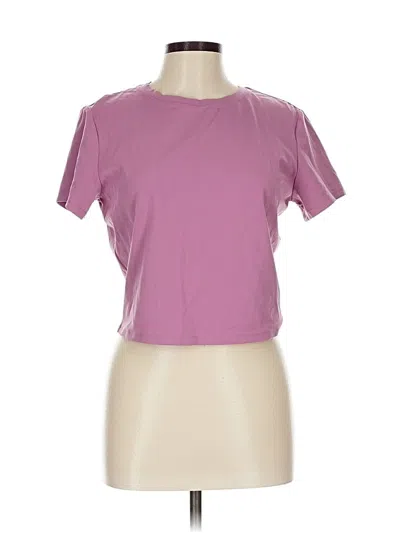 Pre-owned Crz Yoga Short Sleeve T-shirt In Purple