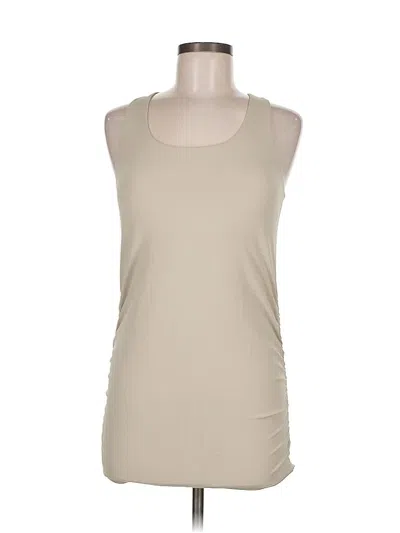 Pre-owned Crz Yoga Sleeveless T-shirt In Brown