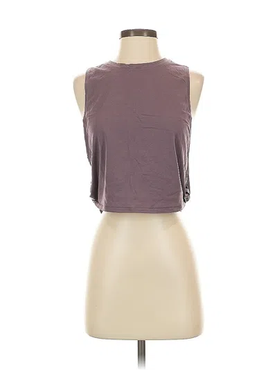 Pre-owned Crz Yoga Sleeveless T-shirt In Purple