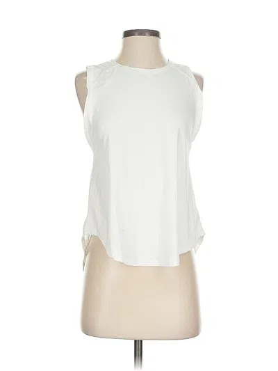 Pre-owned Crz Yoga Sleeveless T-shirt In White