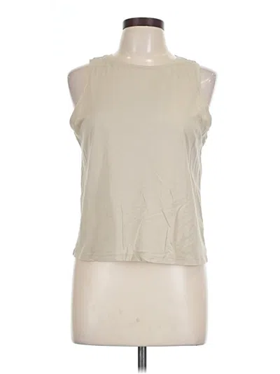 Pre-owned Crz Yoga Sleeveless T-shirt In White