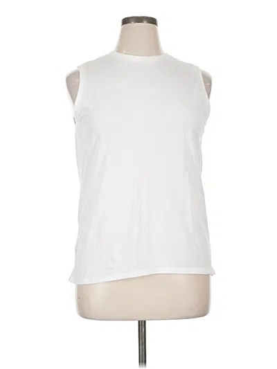 Pre-owned Crz Yoga Sleeveless T-shirt In White