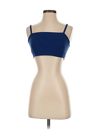 Pre-owned Crz Yoga Sports Bra In Blue