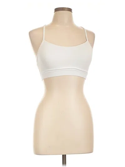 Pre-owned Crz Yoga Sports Bra In Ivory