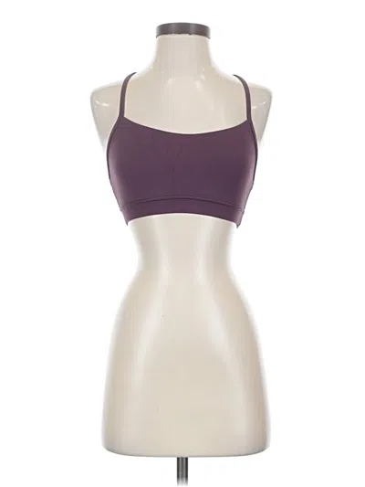 Pre-owned Crz Yoga Sports Bra In Purple