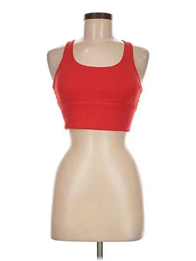 Pre-owned Crz Yoga Sports Bra In Red