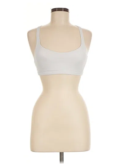 Pre-owned Crz Yoga Sports Bra In Silver